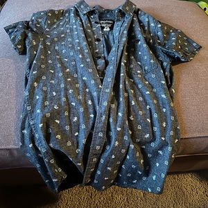 Harry Potter short sleeve button up